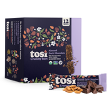 Crunchy Bars (12 Bars) - Almond Dark Chocolate