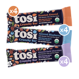 Crunchy Bars (12 Bars) - Almond Lovers Variety Pack