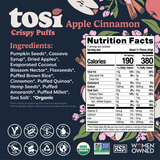 Crispy Puffs (3 pack) - Cinnamon Apple