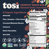 Crunchy Bars (12 Bars) - Almond Dark Chocolate