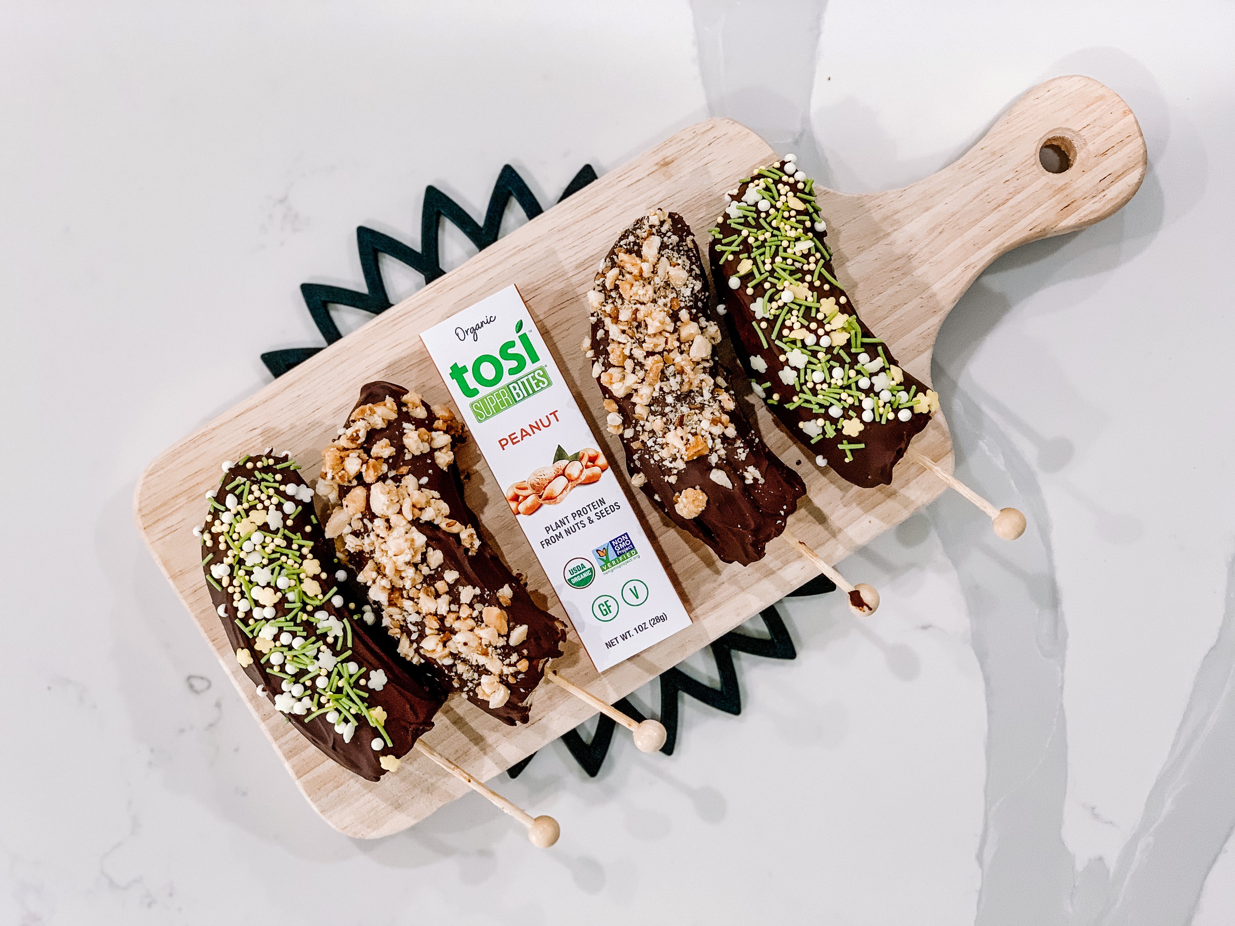 Chocolate Covered Tosi Bananas