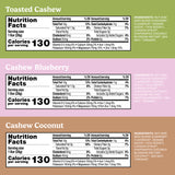 Crunchy Bars (12 Bars) - Cashew Lovers Variety Pack