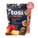 Crispy Puffs (3 pack) - Cinnamon Apple