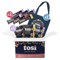 Crunchy Bars (12 Bars) - Cashew Blueberry