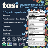 Crunchy Bars (12 Bars) - Almond Blueberry