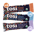 Crunchy Bars (12 Bars) - Almond Lovers Variety Pack