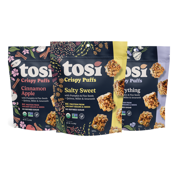 Crispy Puffs (3 pack) - Variety Pack – Tosi