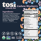 Crunchy Bars (12 Bars) - Cashew Blueberry