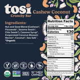 Crunchy Bars (12 Bars) - Cashew Coconut