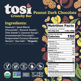 Crunchy Bars (12 Bars) - Peanut Dark Chocolate