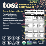Nut Free Puffs - Salty Sweet 4pk - Wholesale